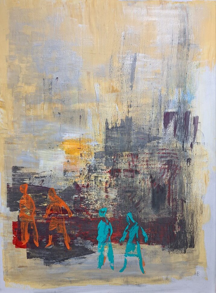 Hilde Bürgers Acryl auf Leinwand 60 x 80